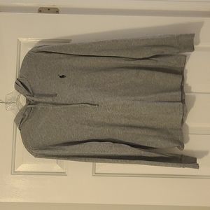 Mens Polo Hooded Pullover